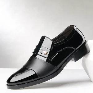 Luxury Formal Mens Genuine Leather Dress Loafers Shoes for Men
