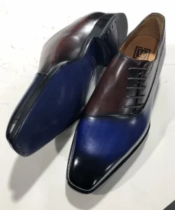 Luxury Genuine Leather Shoes for Men, Handmade Derby Shoes, Goodyear, Italian Formal Wedding Party Shoes