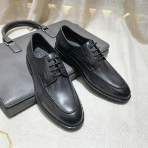 Luxury Men’s Leather Dress Shoes Genuine Leather Men’s Derby Business Shoes for Office Meeting Business High Quality Footwear