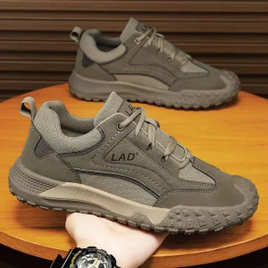 MZ07 New Casual Shoes for Men Fashion Work Shoes Breathable Sneakers Hiking Shoes Non slip Wear resistant Outdoor Walking Shoes