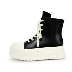 Manufacturer Customized Logo Thick Sole Unisex High top Canvas Designer Sneaker Shoes Europe Trendy Fashion Men Walking Shoes