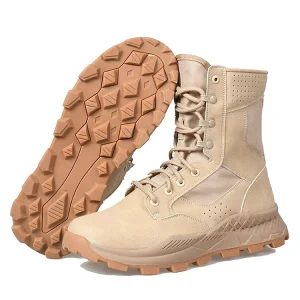 Manufacturer Outdoor Training Light Weight All Seasons Tactical Boots Men’s Security Botas Shoes