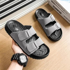 Manufacturer Price Summer Men’s Outdoor Slides Slippers Non slip Wear Resistant Flip Flops High Quality Sandals