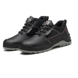 Manufacturers Construction Work Industrial Safety Work Shoes Men’s Leather Steel Toe Safety Shoes