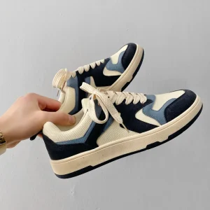 Men Fashion Comfortable Walking Vintage Men’s Canvas Sneaker Shoes