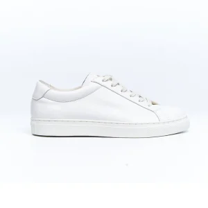 Men Fashion Leather White Casual Summer Breathable Sports Running Sneaker