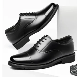 Men Leather Shoes High end Men’s Pointed Toe Business Dress Man All Match Casual Breathable