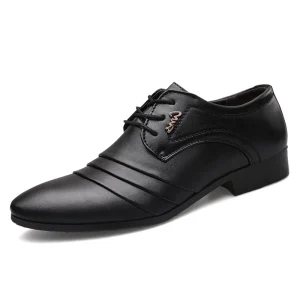 Men Office Shoes PU Men’s Casual Big Size 38-48 Office Meeting Shoe