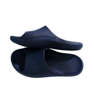 Men PVC Flat Slide Sandals Comfort Soft Sole Anti Slip Indoor Outdoor Shower Slippers