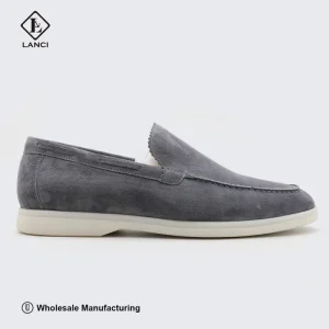 Men Shoes Factory Custom Luxury Suede Loafers OEM ODM Casual Loafers Men With Custom Shoes Box