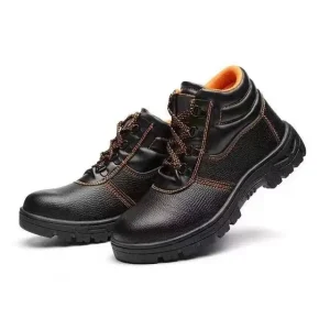 Men Worker Shoes Anti-Smash Oil Resistant SBP Safety Shoes Boots