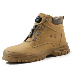Men’s Anti Puncture Steel Toe Safety Shoes Slip Resistant Design for Construction Industry Foot Protection
