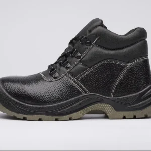 Men’s Anti Slip Steel Toe Safety Shoes Winter Spring Construction Mining Industrial Worker Middle Cut Boot