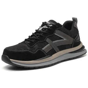 Men’s Anti Slip Steel Toe Sport Safety Shoes Light Weight Industrial Work for Summer and Autumn