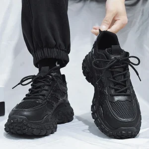 Men’s Anti-Slip Wear-Resistant Sports Shoes for Slow Running Walking Lightweight Loafers with EVA Insole Soft Comfortable