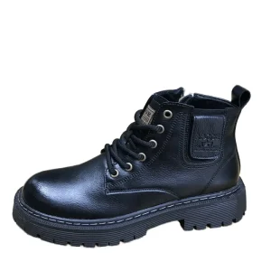 Men’s Autumn/Winter High Top Casual Shoes Toe Lace-Up Closure Rubber Insole Anti-Slip Breathable