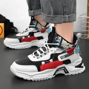 Men’s B22 Sneaker Anti-Slip Skate Shoes Soft PVC PU Insole Mesh Lining for Spring Summer Winter Casual
