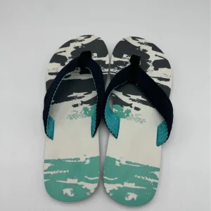 Men’s Beach Slippers EVA Sandals Flip Flops Custom Logo Mesh Upper Bathroom Use