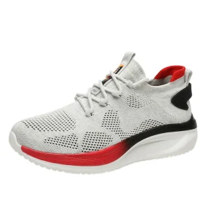 Men’s Breathable Casual Running Sports Shoes New Fashion Comfortable Sneakers Style Walking Lace up