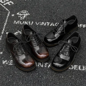 Men’s Breathable Derby Shoes with Height Increase, Smooth Leather Finish, Formal Business Casual Use, Autumn