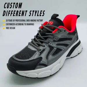 Men’s Breathable Mesh Sneakers Comfortable Non-Slip Casual Sports Running Shoes for Men Fashion Athletic Walking Trainers