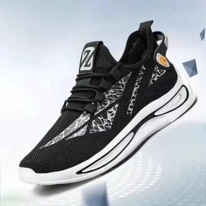 Men’s Breathable Sports Shoes Comfortable Running Walking Training Shoes Lightweight Casual Athletic Sneakers