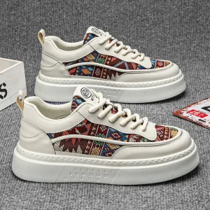 Men’s Breathable Sports and Leisure Board Fashion Big Size Walking Shoes