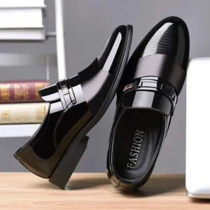 Men Business Casual Shoes Fashion Dress Sneakers Office Walking Loafers Leather Dress Shoes