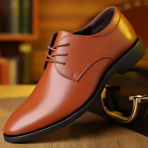 Men’s Business Formal British Leisure Wedding Work Party Autumn Solid Pointed Lace Generation