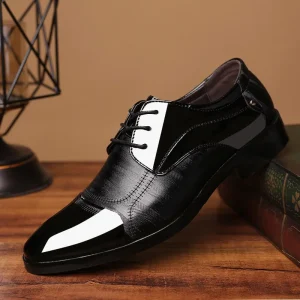 Men’s Business Formal Upper Shoes Autumn Hair Plus Size Stylish Loafers Oxford Slip On Wedding Shoes