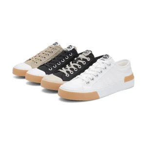 Men’s Canvas Shoes Breathable Casual Shoes Lace-up Lightweight Soft Walking Shoes Manufacturer