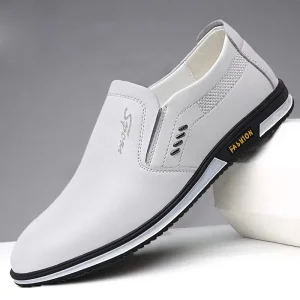 Men’s Casual Dress Shoes Slip-On Flat Autumn Office Career