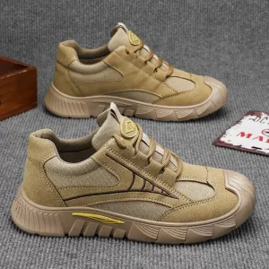Men’s Casual Hiking Shoes Spring New Breathable and Wearable Sneakers Comfortable Walking Style