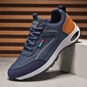 Men’s Casual Lace Up Sneakers Comfortable Sports Walking Outdoor Running Shoes Big Size for All Seasons Autumn Winter