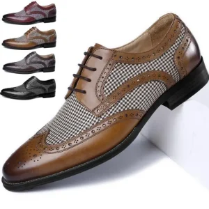 Men’s Casual Office Dress Wedding Dress Shoes Leather Formal Shoes