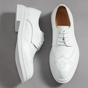 Men’s Casual PU Leather Dress & Oxford Shoes Soft Comfortable Business Office Style Formal Fashion Shoes