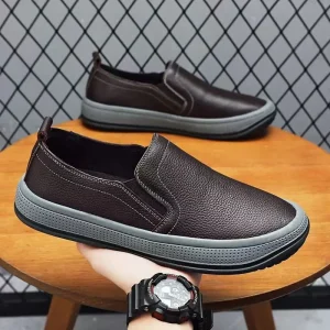 Men’s Casual Shoes Custom Autumn Spring Fashion Comfortable Driving Flats Loafers Slip on Walking Style Boat Shoes