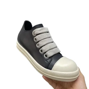 Men’s Casual Shoes Genuine Leather Lace Up Low Top Thick Soled Breathable Sporty Walking Lightweight Height Increasing