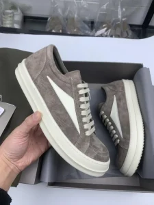 Men’s Casual Shoes High Quality Genuine Leather Breathable Skateboard Shoes Thick Sole Lace up Street Style