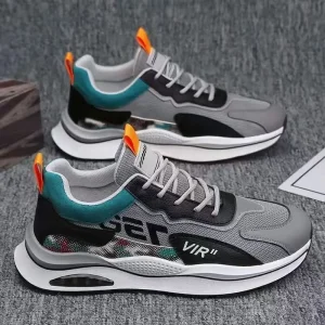 Men’s Casual Shoes Men’s Trendy and Fashionable Thick Soft Soled Sports Shoes