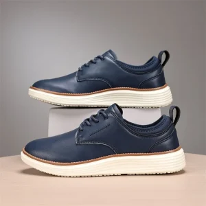 Men’s Casual Shoes Office Business Shoes Flat Bottom Leather Banquet Dress Shoes