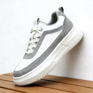 Men’s Casual Skateboarding Shoes Winter Breathable Soft Mesh Lightweight Height Increasing New Fashionable Running Shoes