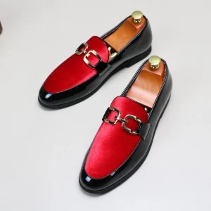 Men’s Casual Slip-On Dress Shoes Flat Wedding Styles Larger Sizes Spring Summer