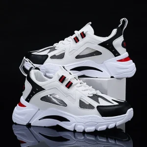 Men’s Casual Sport Shoes Soft and Breathable Running Shoes with Laces Various Styles and Full of Fashion