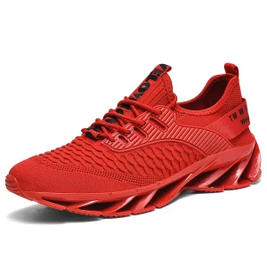 Men’s Casual Sports Leisure Running Shoes With Shock Absorption Rubber and Mesh Insole Material