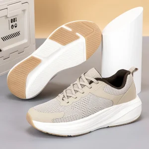 Men’s Casual Sports Running Shoes Breathable Lightweight Mesh Upper Summer Large Size