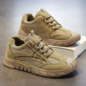 Men’s Casual Walking Shoes Low-Top Mesh Comfortable Wear-Resistant