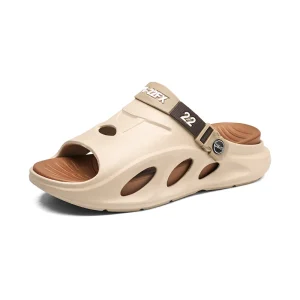 Men’s Classic Platform Summer EVA Slides Outdoor Slip On Casual Non Slip Quick drying Open Toe Beach Sandals