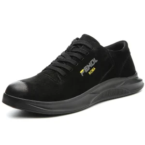 Men’s Comfortable Anti Slip Anti Puncture Safety Shoes for Construction Work for Winter Summer Autumn Hiking
