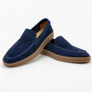 Men’s Comfortable Suede Leather Slip-On Loafers Casual Shoes All Seasons